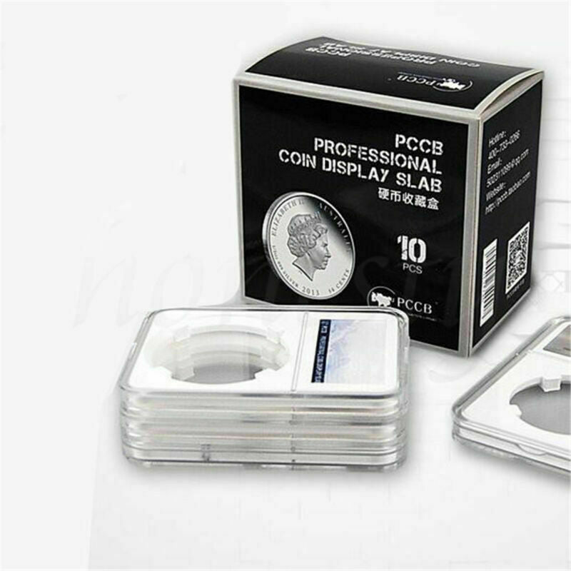 37mm 29mm Coin Slab Holders PCCB for Grade NGC PCGS Display Box Protector