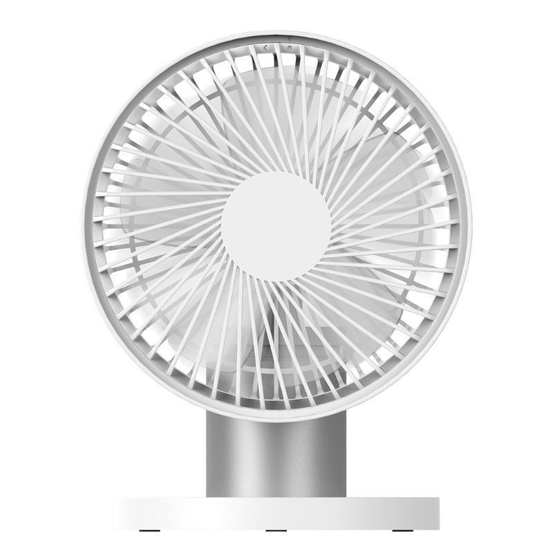 4000mAh Battery Operated Fan Portable Desktop Fan Strong Airflow Quiet Operation