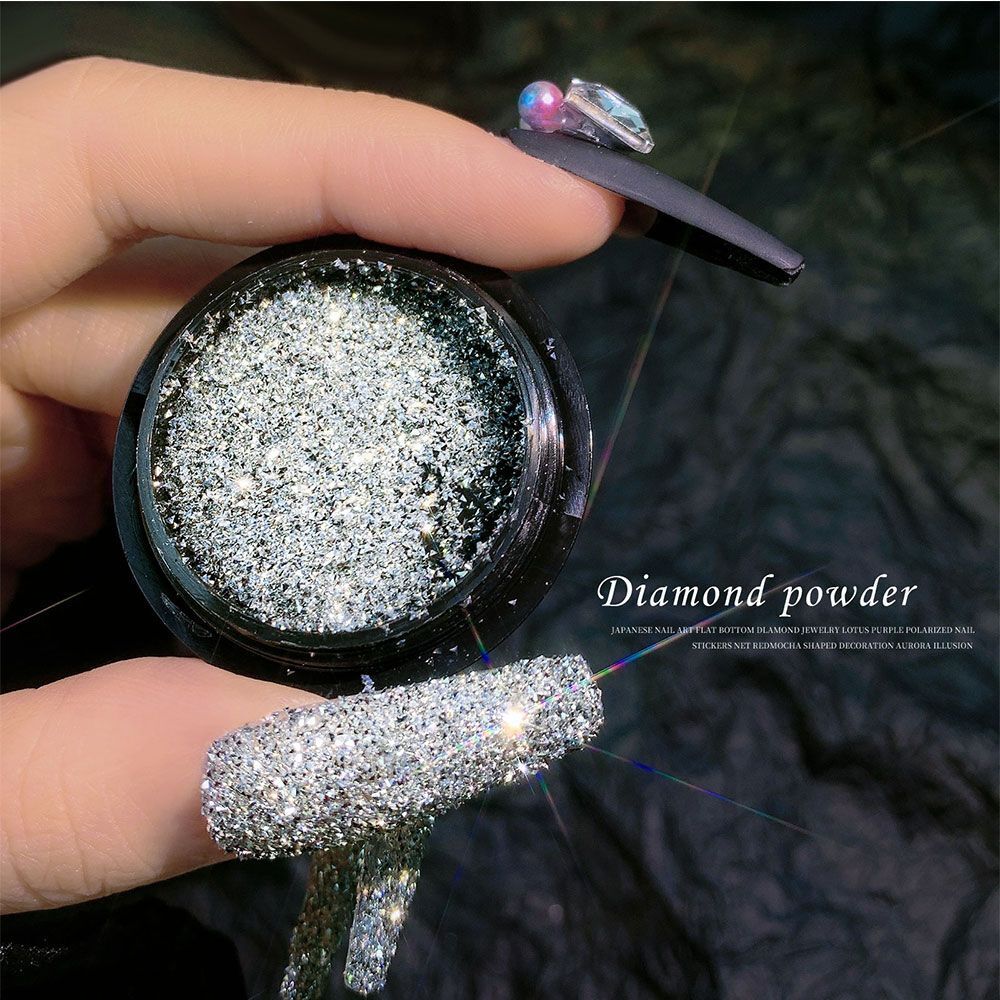 New Fashion Highlight Crystal Strobe Reflective Nail Diamonds Buddy
