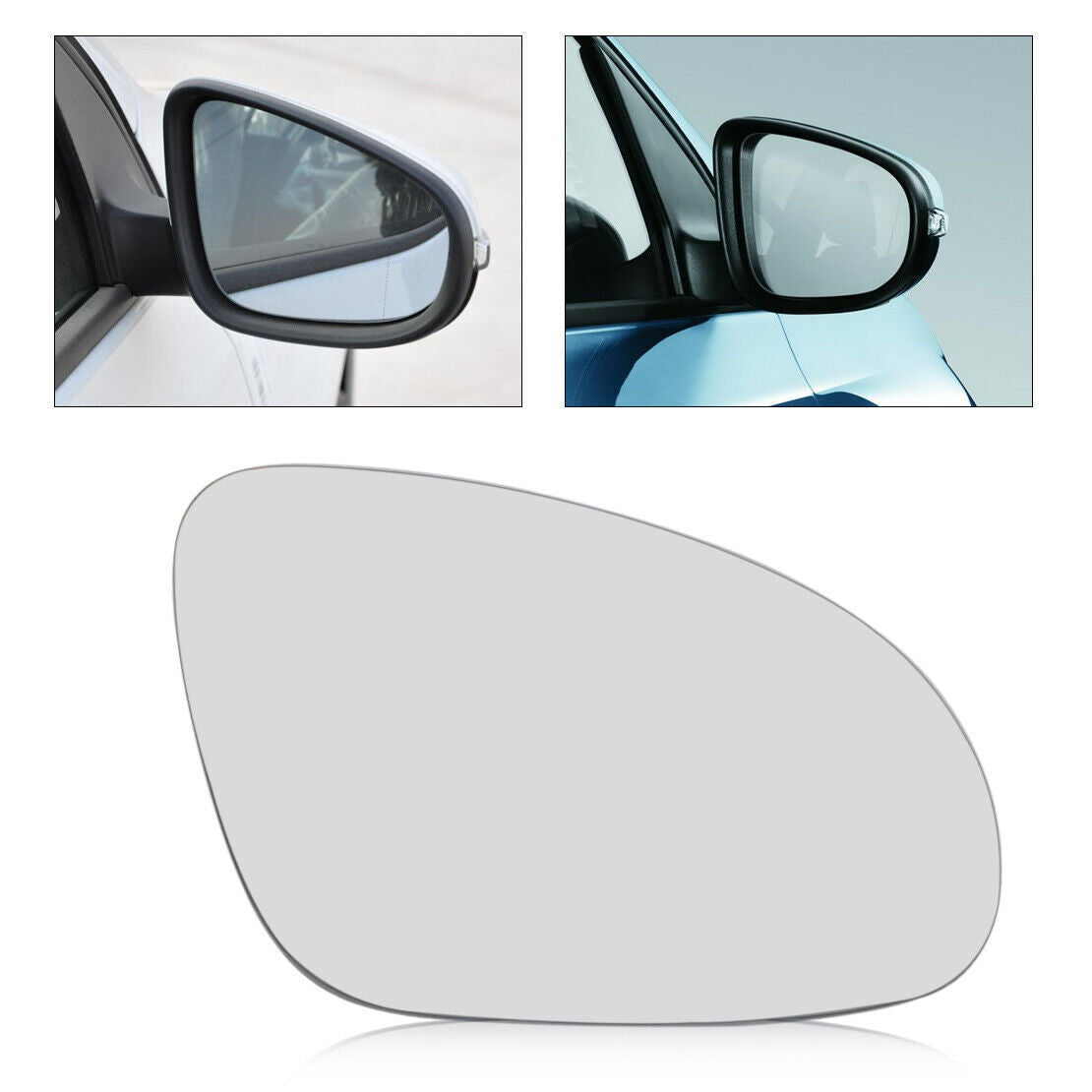 1 Right Door Wing Mirror Glass Heat Holder fit for VW Golf Jetta MK5 Passat Li