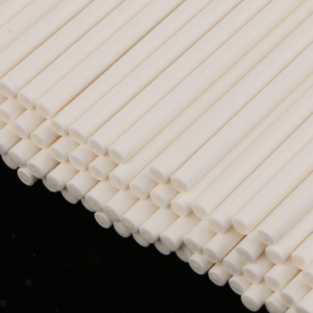 100x Paper Lollipop Sticks Oven Safe for Cake Top Lollies Moulds Crafts 10cm
