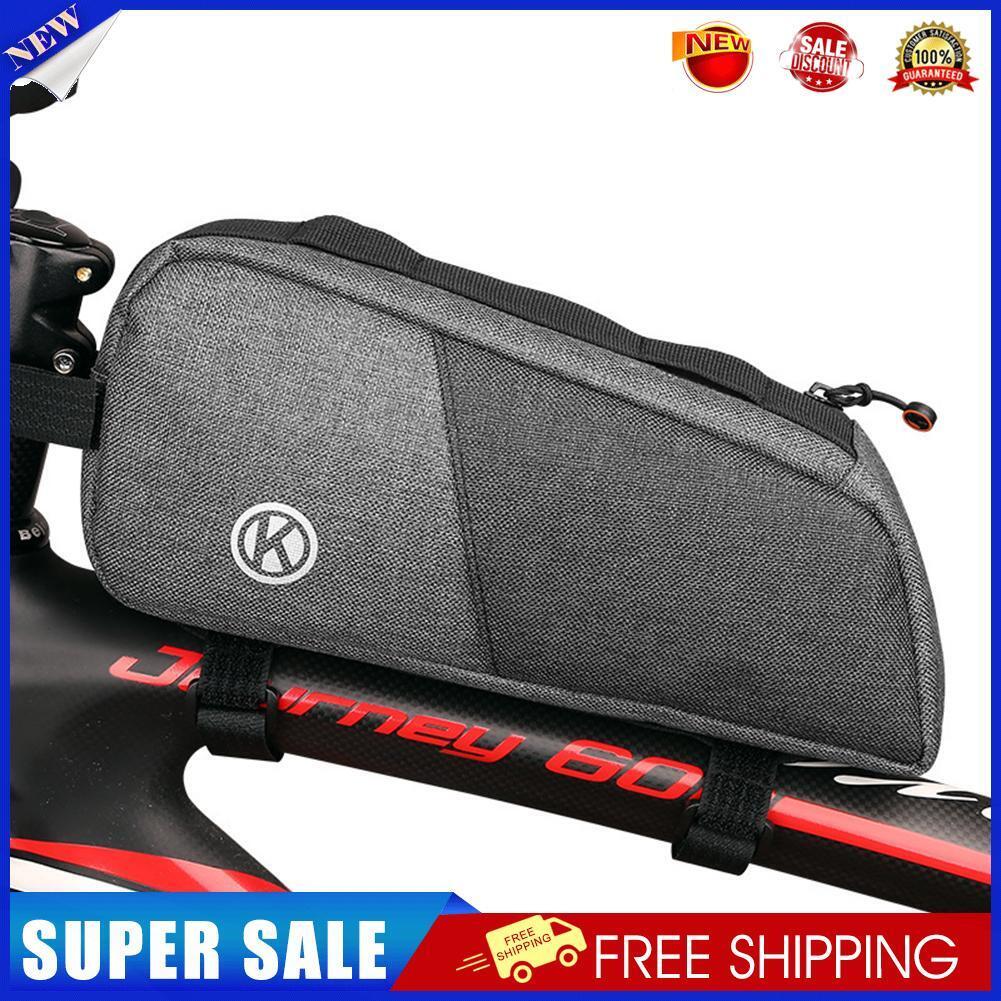 Bicycle Frame Front Top Tube Bag Big Capacity Waterproof MTB Saddle Pouch