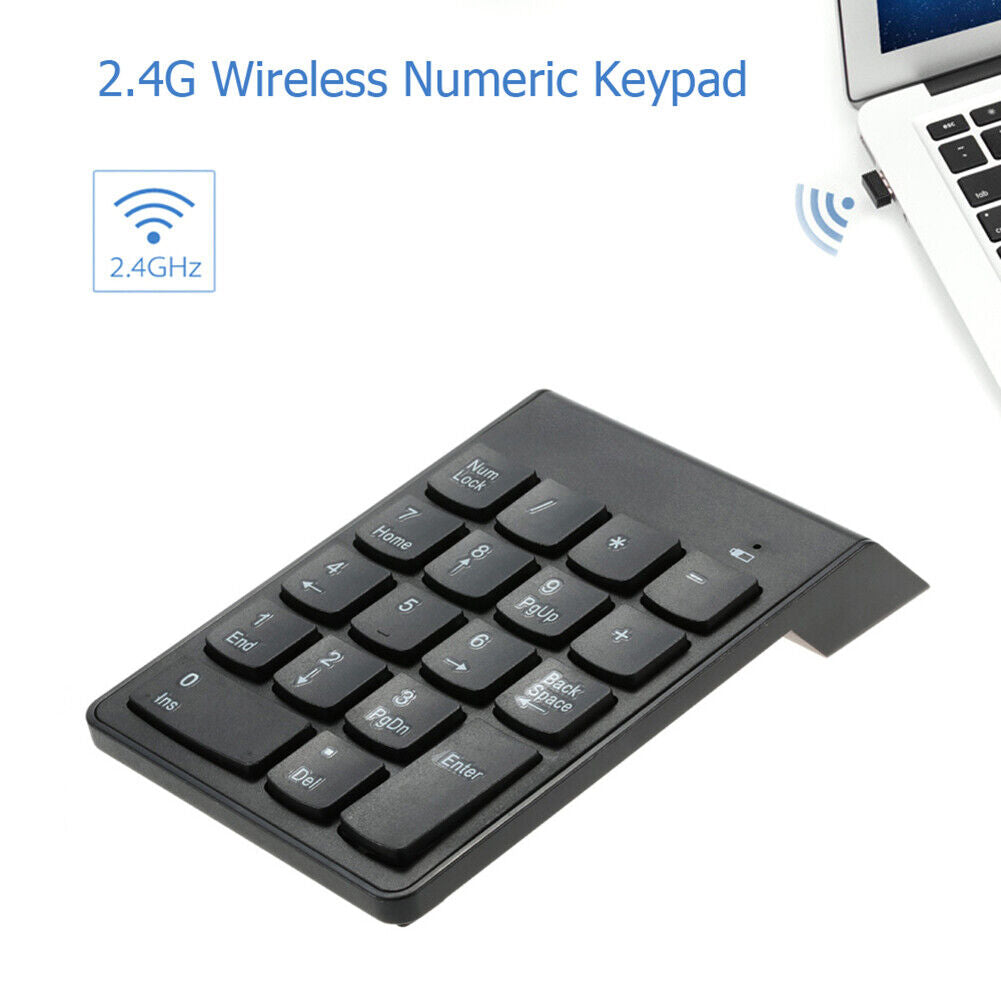 18 Keys 2.4G Numeric Keypad Laptop Tablet Digital Wireless Numpad Keyboard