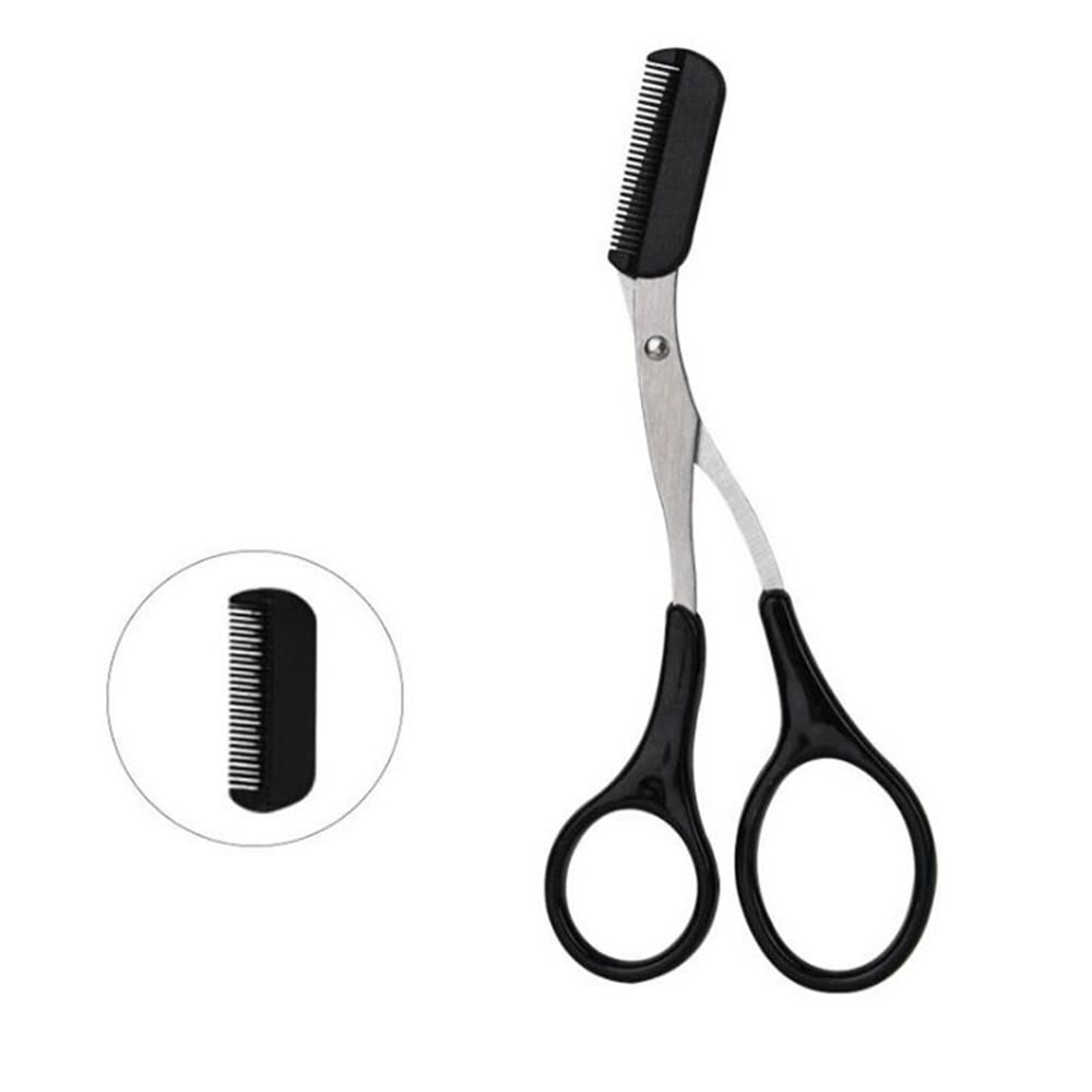 Steel Grooming Eyebrow Eyelash Hair Clips Hair Remover Eyebrow Trimmer Comb