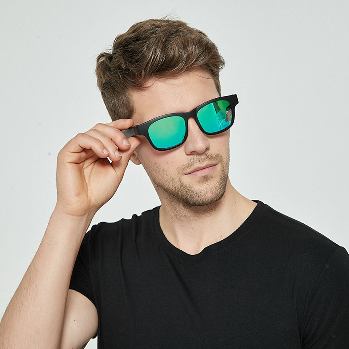 Hands-  Glasses Sunglasses  Headset Eyewear with Microphone