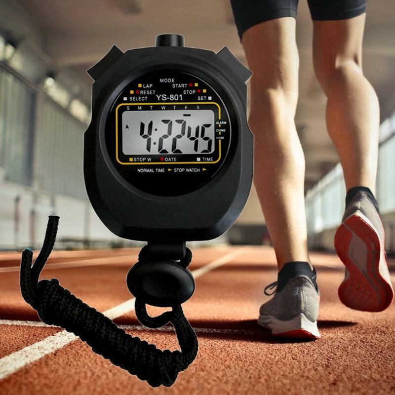 Waterproof Sports Referee Stopwatch Timer Fitness Running Track & Field Trainig