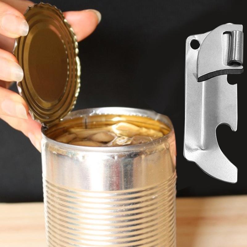 Polished Stainless Steel Small and Portable Beer Can Opener for Bar Beverage