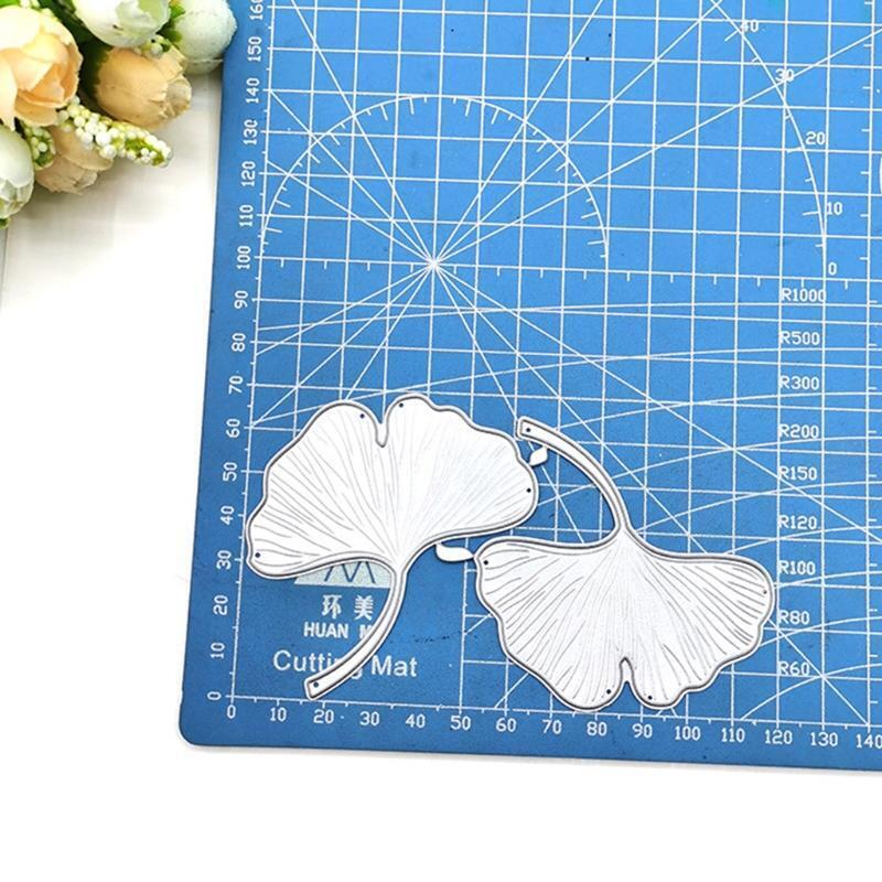 Ginkgo Biloba Metal Cutting Dies Stencil Scrapbooking DIY Album Stamp Paper Card