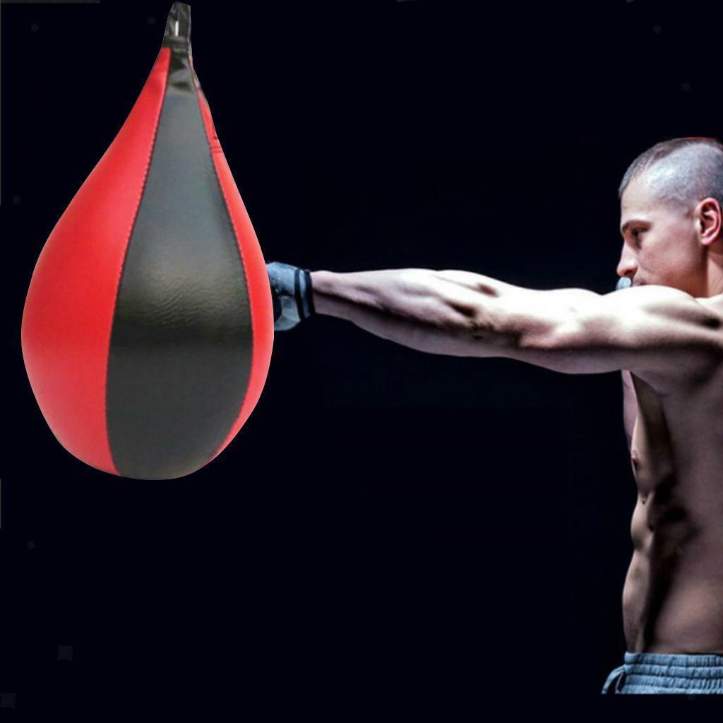 PU Leather Speed Ball Boxing Punch Bag MMA Punching Training Aids for Home