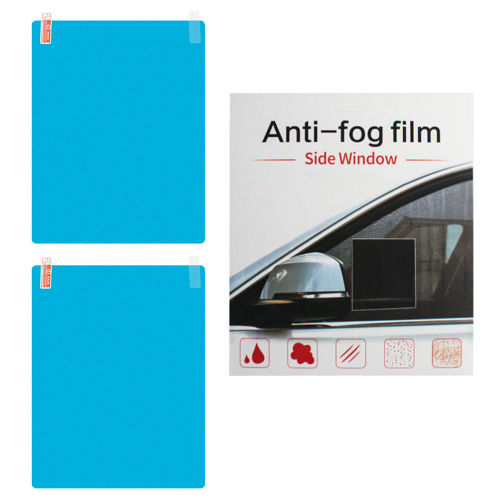 2pcs Universal Car Side Window Anti Fog Film Rainproof Protecitve Film