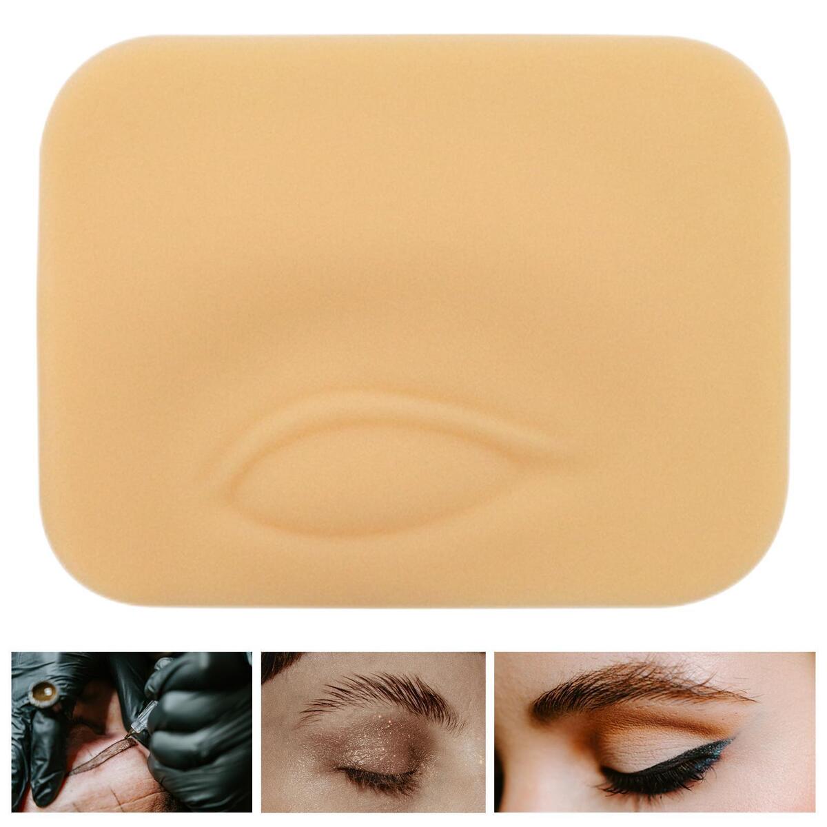 1 Pair Tattoo Practice Skin Soft Silicone for Salon Supplies Makeup Artist