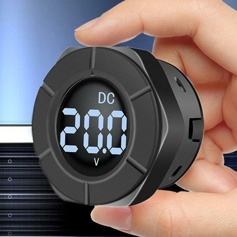 Car LCD Display Voltmeter Accuracy ±1% Digital Voltage Meter Gauge DC 0-300V