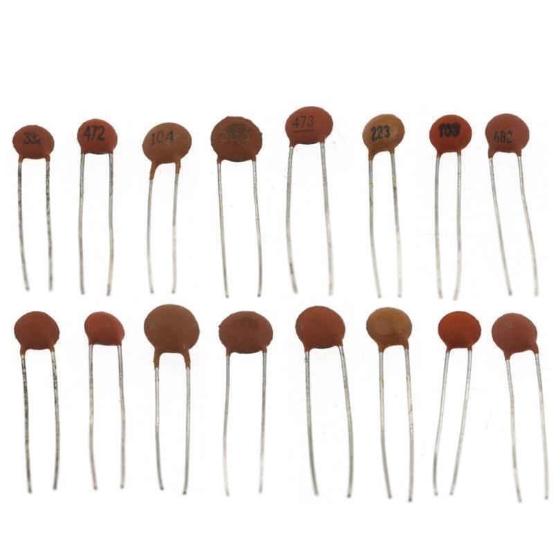 960Pcs 24 Value x40Pcs 50V Ceramic Capacitors Assortment Kit Set DIY Electronics