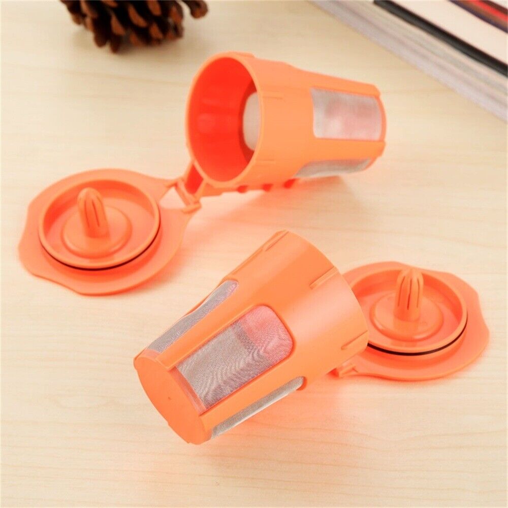 2pcs Refillable Orange K-Carafe Filters For Keurig 2.0 Coffee Maker i Cafilas