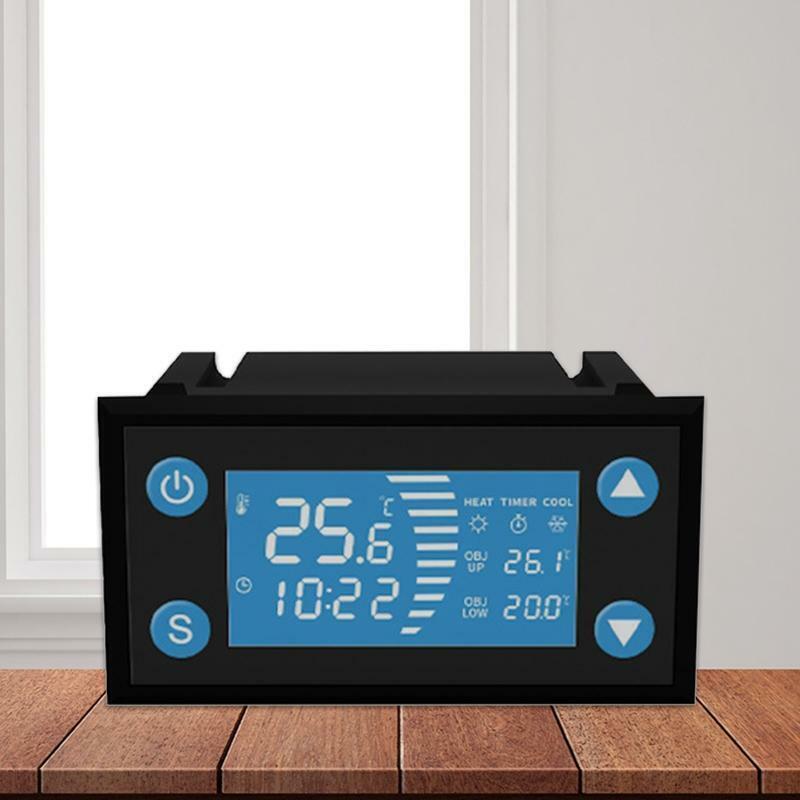 110-220V Smart Temperature Controller w Timer for Incubator Aquarium Thermostat