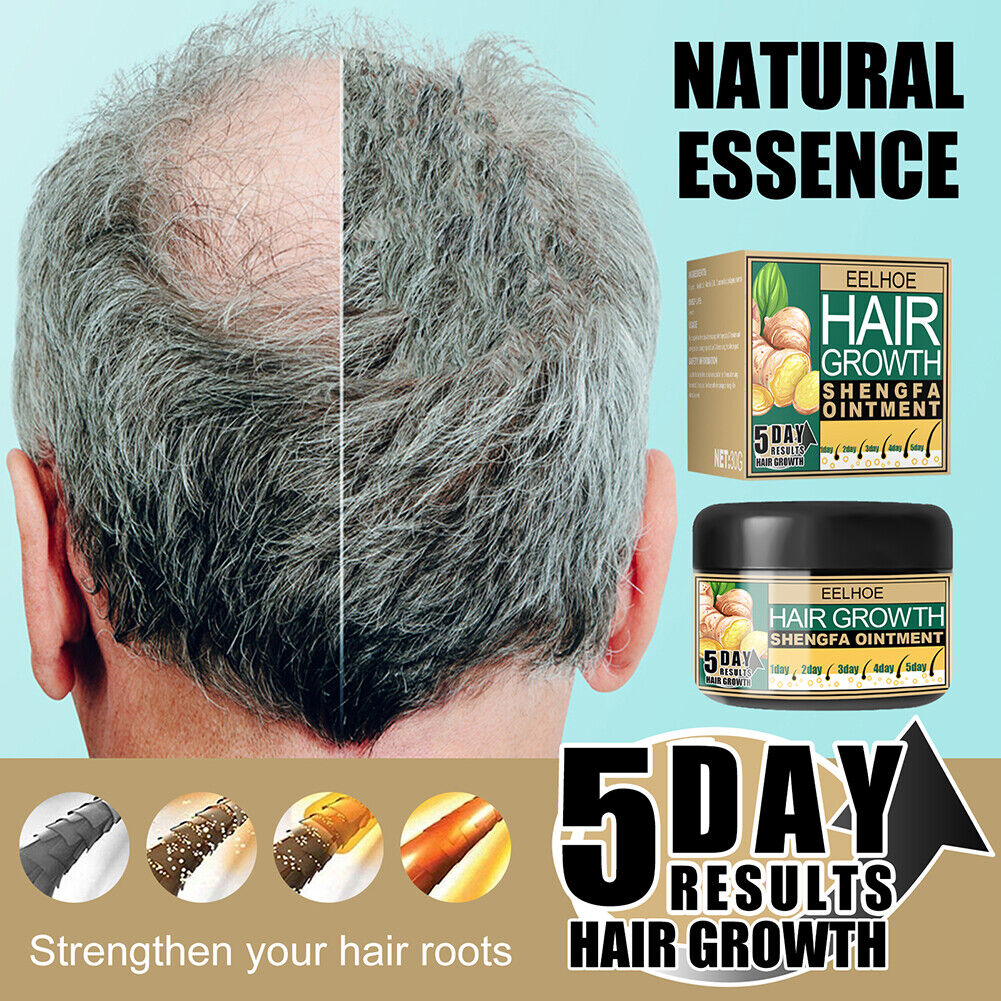 30g Ginger Hair Growth Essential Oil Serum Anti Lost Repair Scalp Treatment