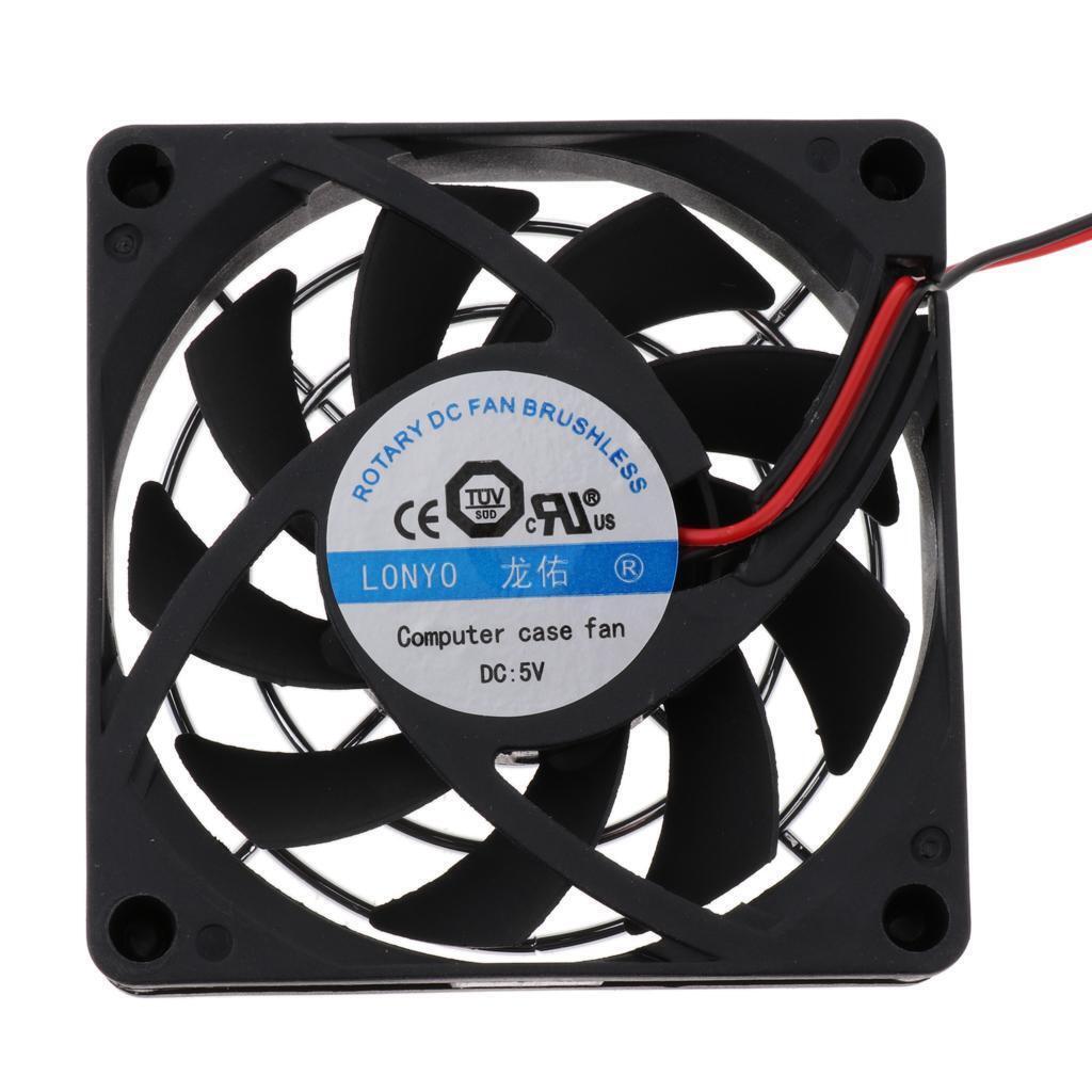 Laptop Desktop Computer Fan USB Port Router Radiator Heatsink Cooling System