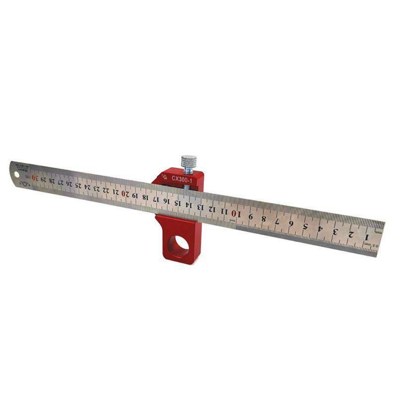 Aluminum Alloy CX300-1 Height Ruler 300mm Scale Ruler Woodworking Ruler