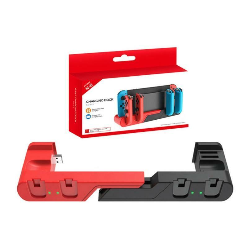 Charger  For Switch  Joycons Controller Gamepad 4-in-1Charging Dock
