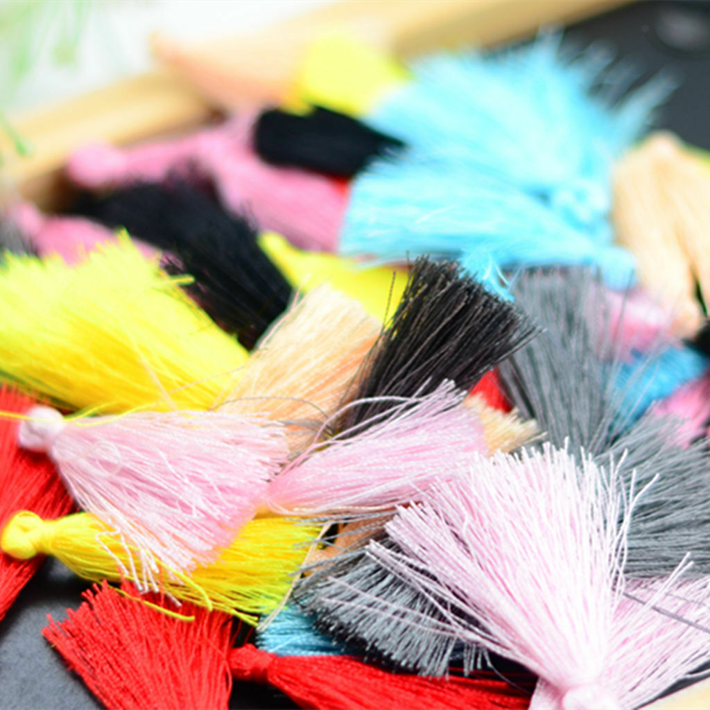 50 Pieces Mixed Chinese  Thread Tassels Charms Pendant