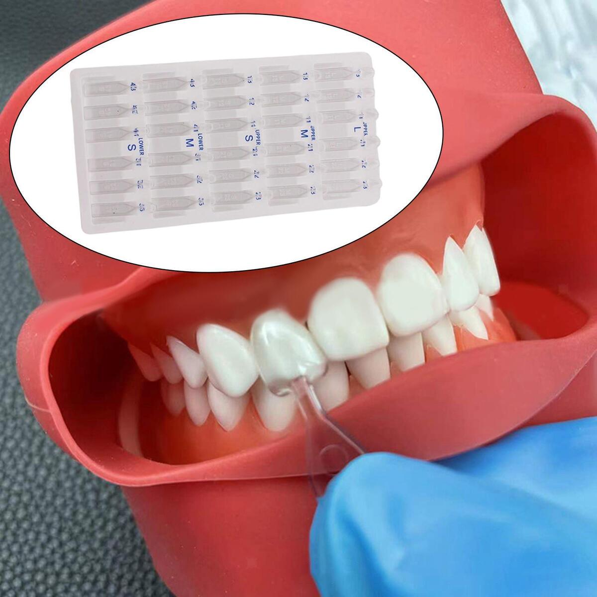 30x Dental Veneers Teeth Whitening Tool Quick Forming Autoclavable Practical