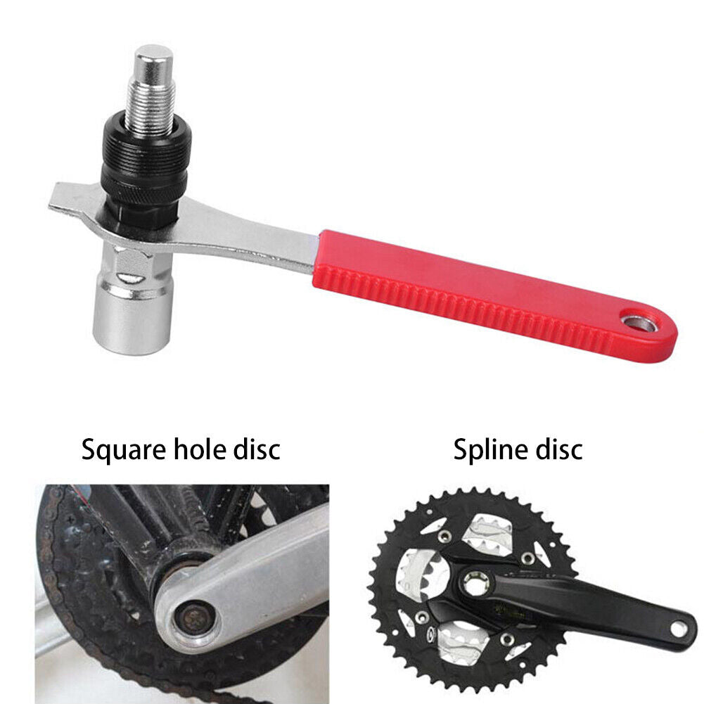 Bicycle Crankset Crank Puller Repair Wrench Extractor Cycling Hand Spanner