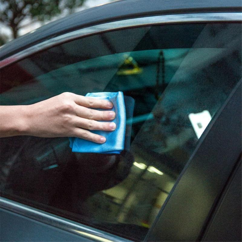 4pcs/set Microfiber Lint-free Cleaning Cloths for Wine Glasses Windows Mirrors
