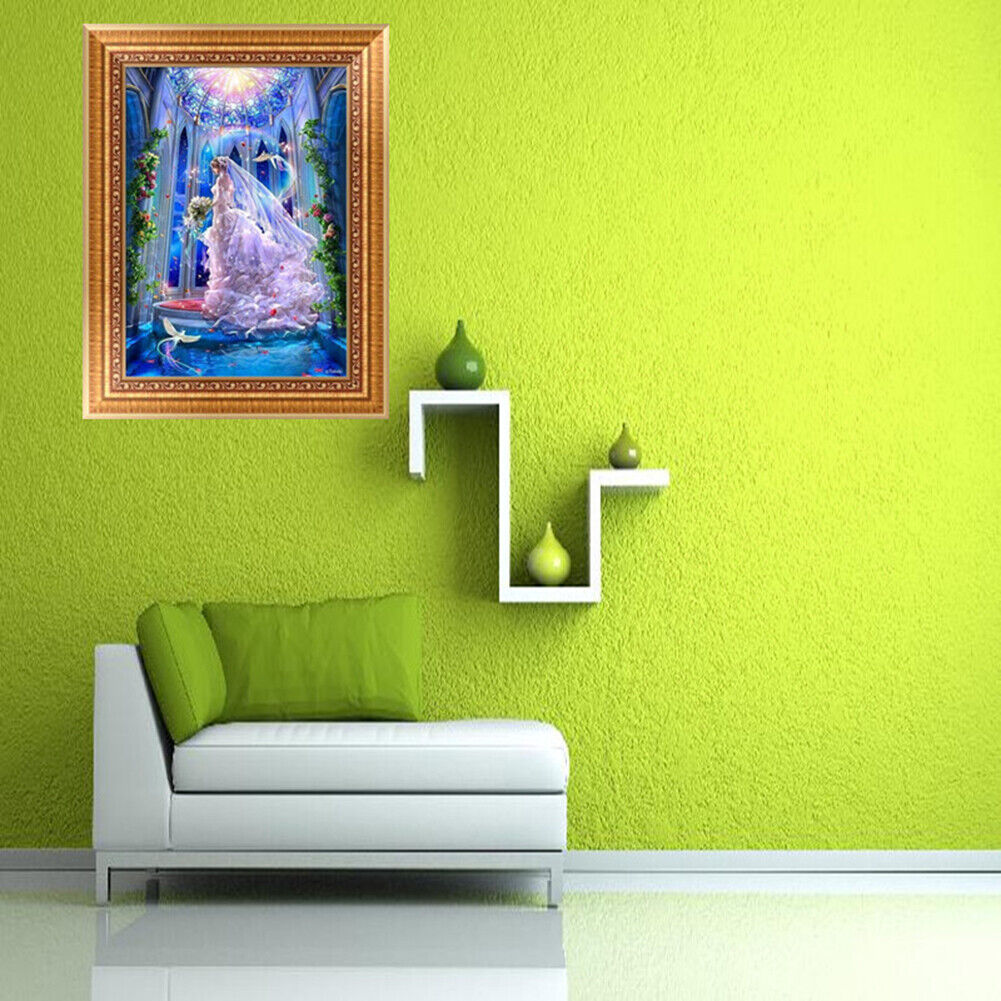 DIY 5D Wedding Diamond Embroidery Painting Beauty Cross Stitch Home Decor