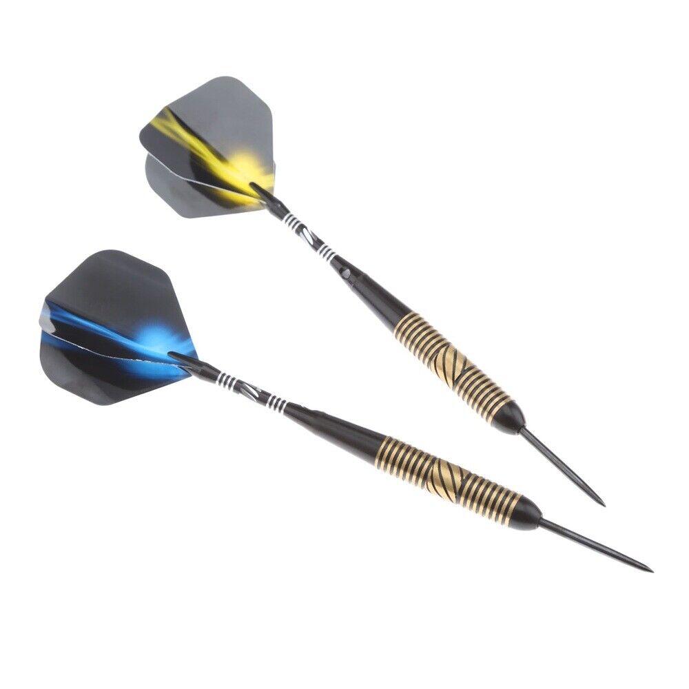 23 Grams Steel Tip Brass Darts Set With Dart Flights & Case 1 Set Durable Use