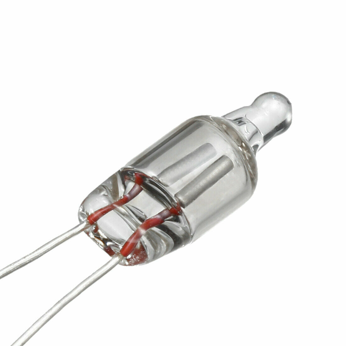 100Pcs 5x10mm Bright Orange Light Neon Light Bulb Indicator Lamp+Resistor