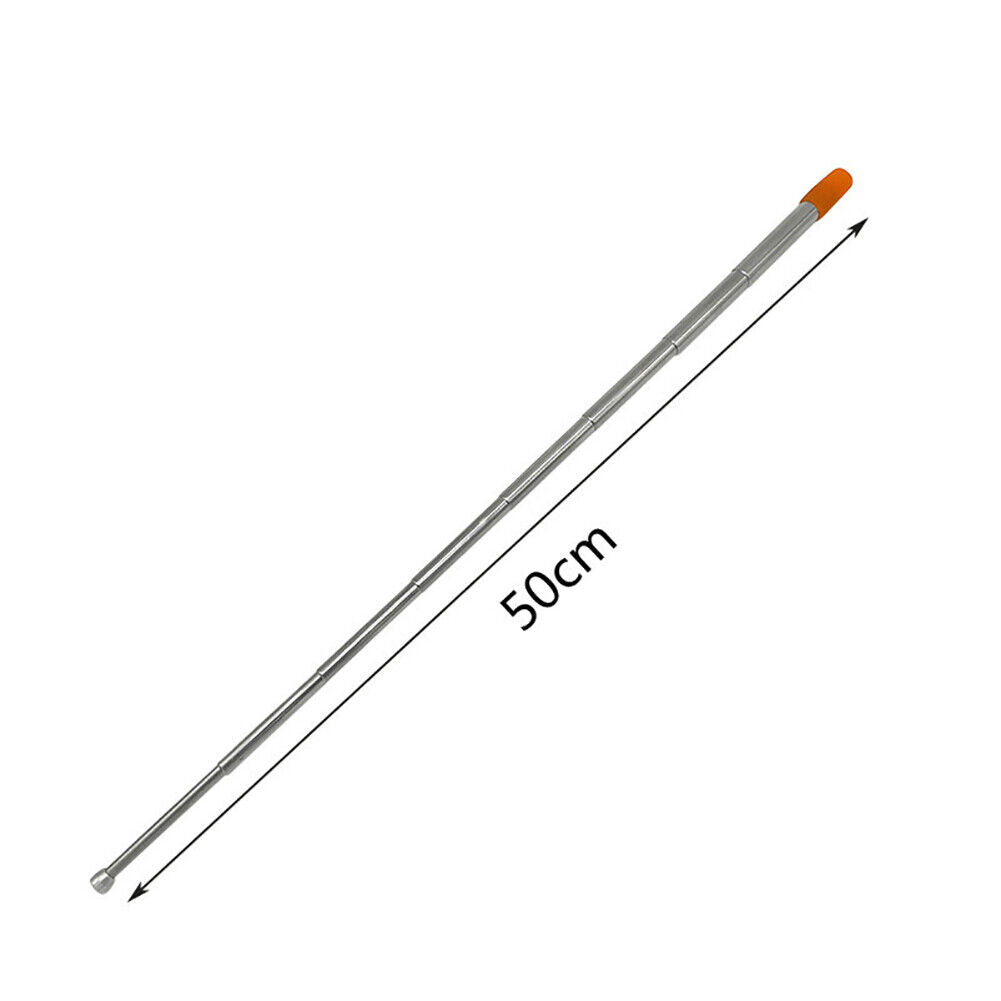 Blow Fire Tube Outdoor Camping Cooking Retractable Mouth Blowpipe (Orange)