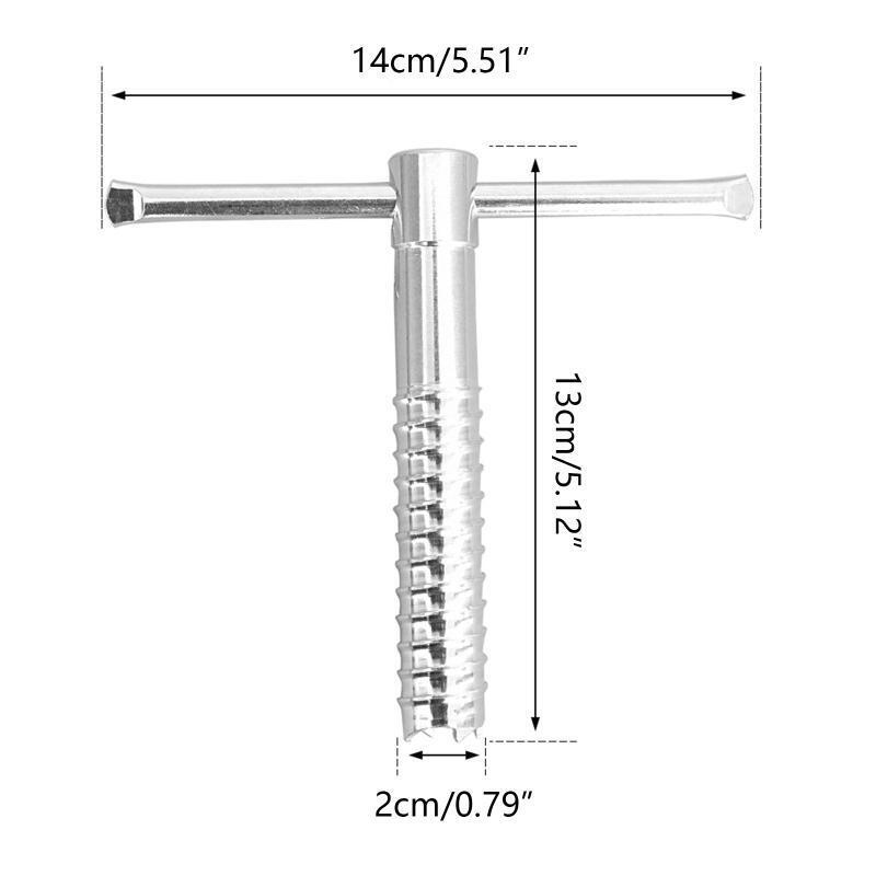 Outdoor Camping Accessories Durable Anti Deformed Metal Winter Ice Fishing Drill