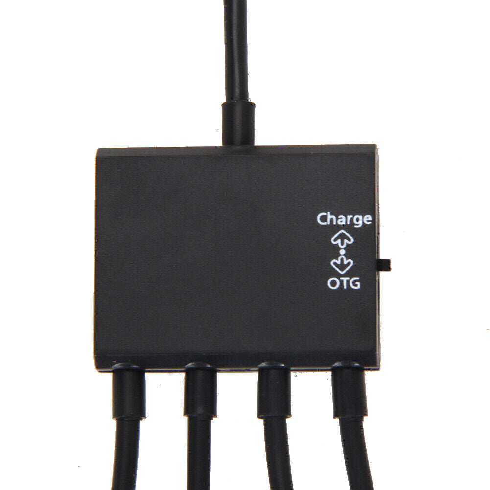 4 Port Micro USB Power Charging OTG Hub Cable for Sumsung Android PC
