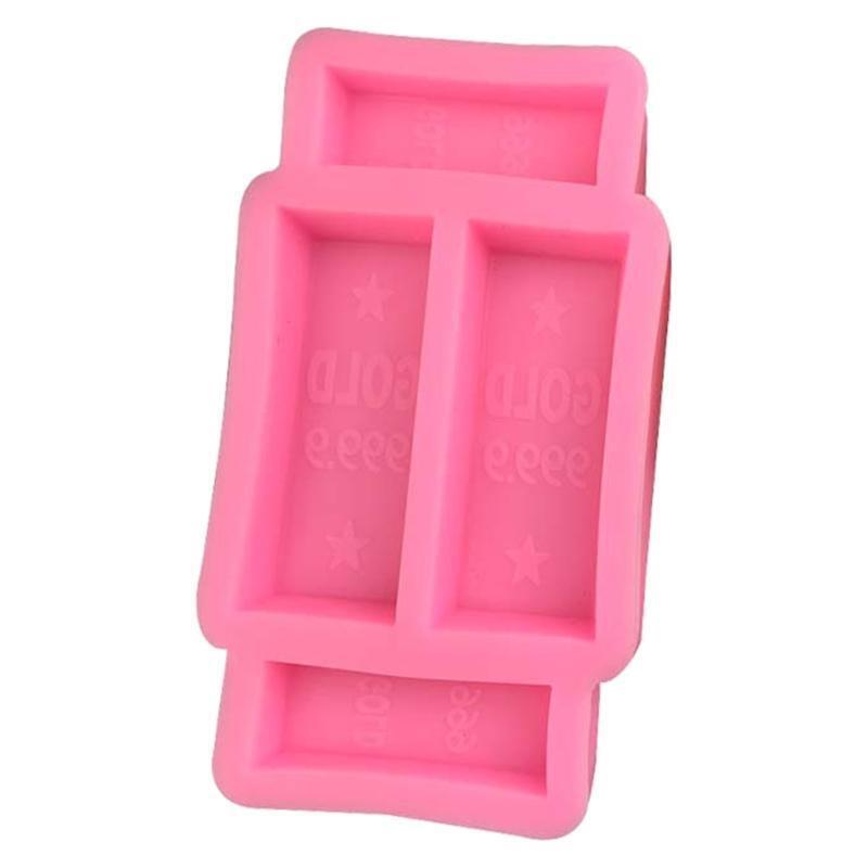 Handmade Soap Mold Creative Bullion Mold Cake Decorating Reusable Easy Use Gift