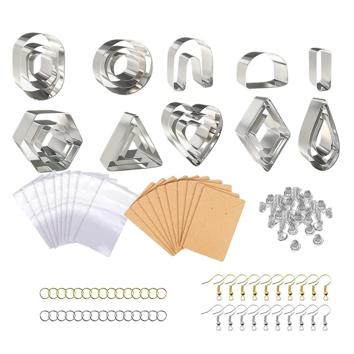 Earring Polymer Clay  Earring Hooks Earring Accessories Kit Tools Diy