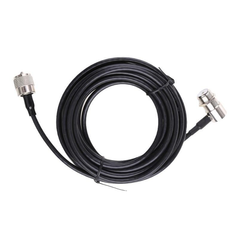 PL259 Male - SO239 Female Low Loss Coax Extension Cable for Ham Radio Durable