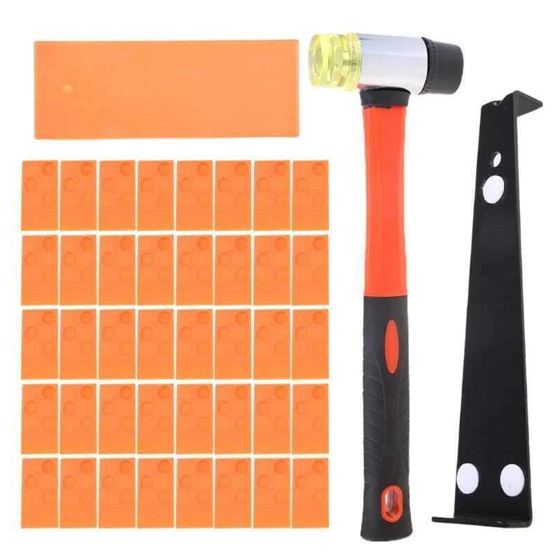 Wood Flooring Installation Kit Tapping Block Pull Bar Hammer Tool Kit for Home