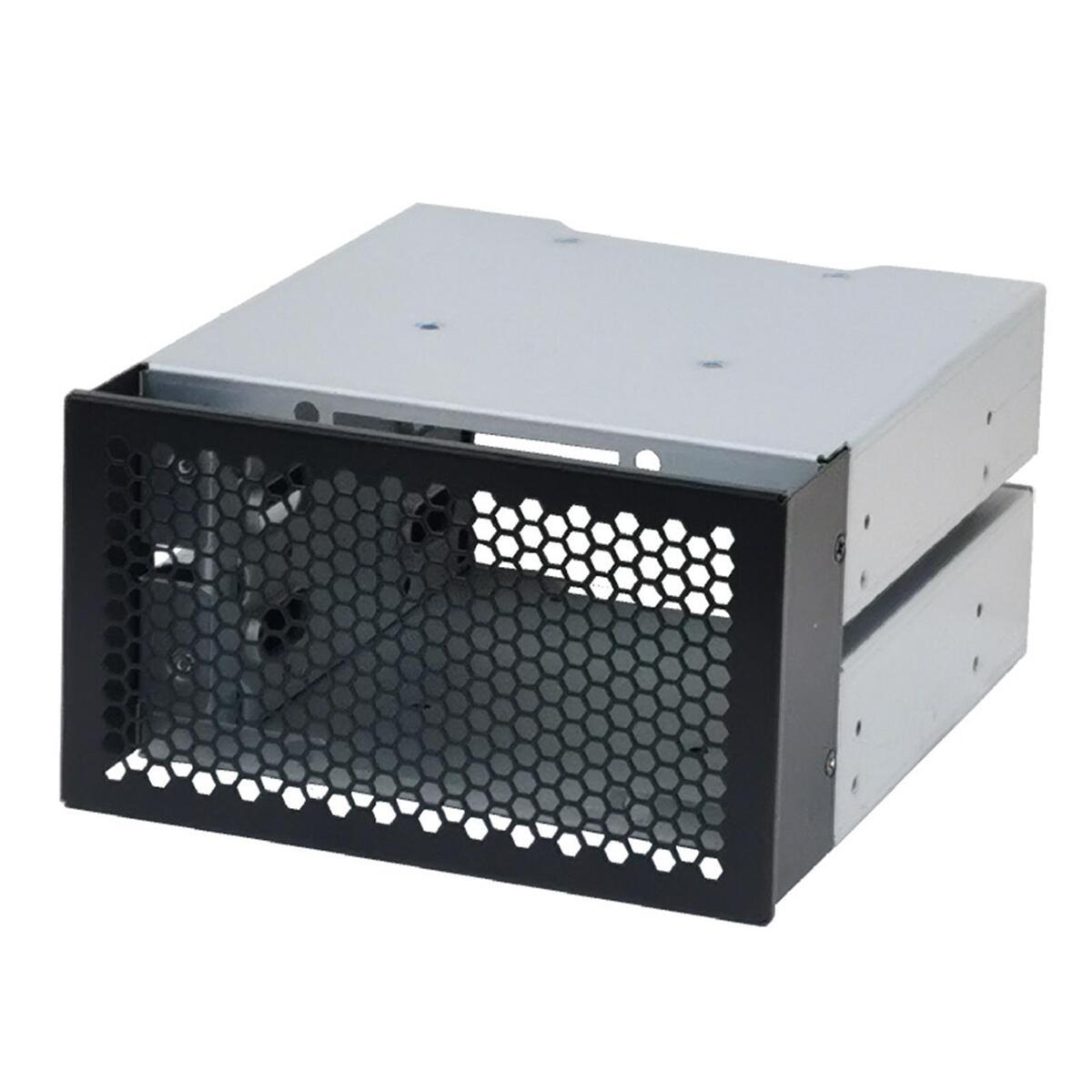 Dovewill 3 Slots 3.5" inch HDD Hard Drive Cage Bracket SATA Enclosure Tray Caddy