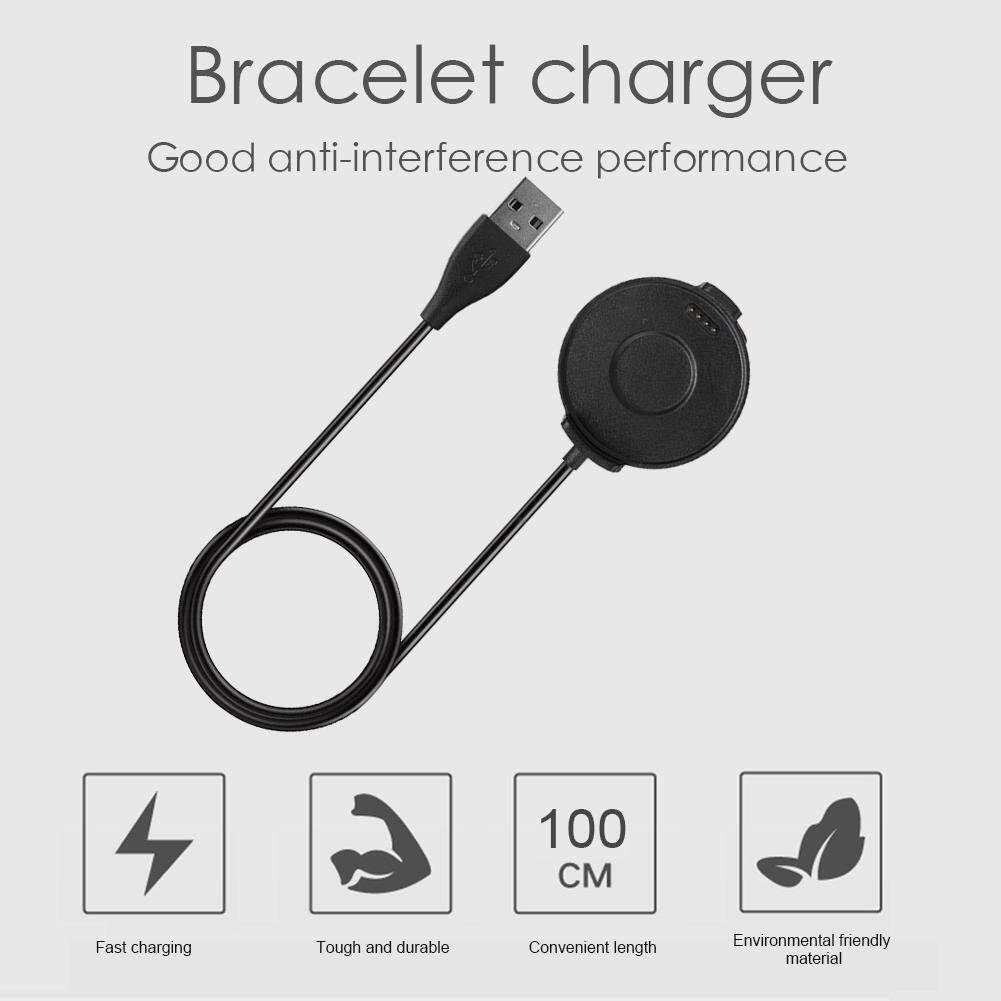 1m Magnetic USB Charging Cable Desktop Charger Dock Cradle for Ticwatch Pro