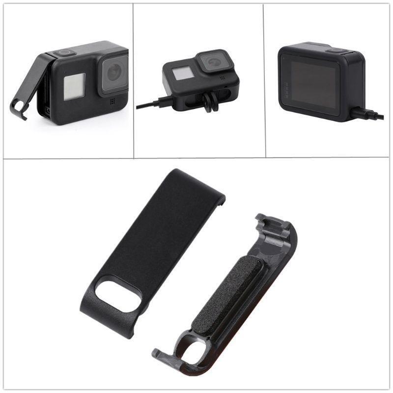 Camera Battery Cover Lid Removable Protective Case with Charging Port Side Cover