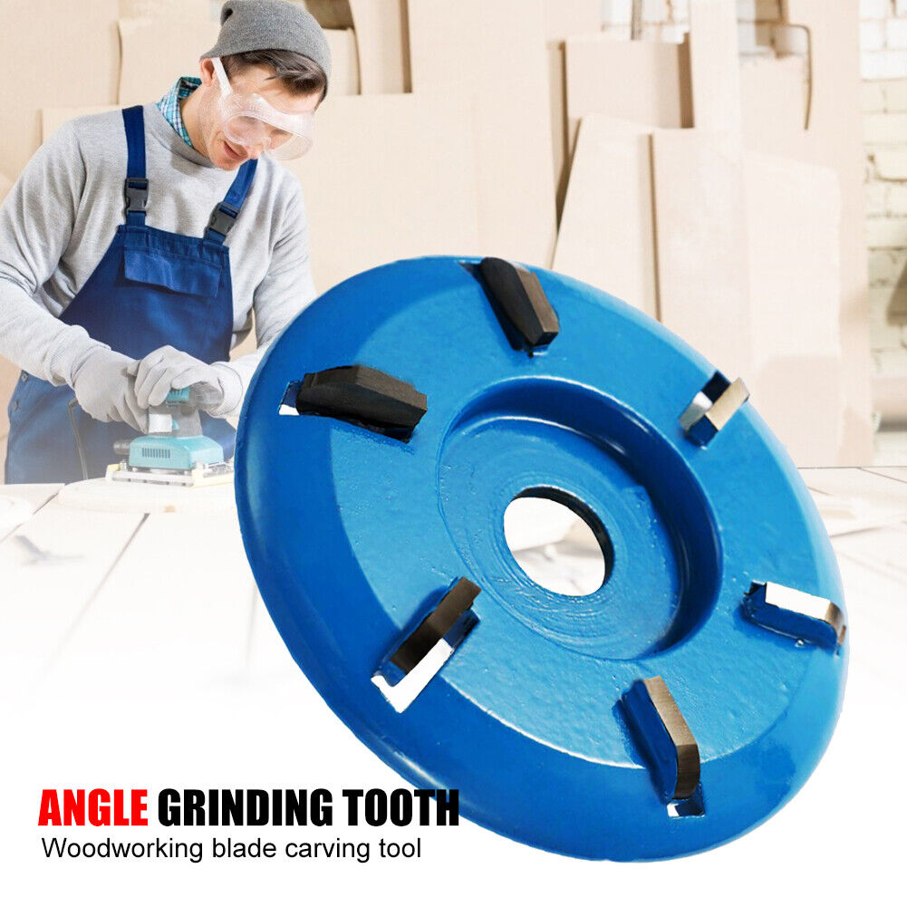 2pcs Angle Grinding Disc 6 Teeth Wood Carving Disc Woodworking Sanding Tool