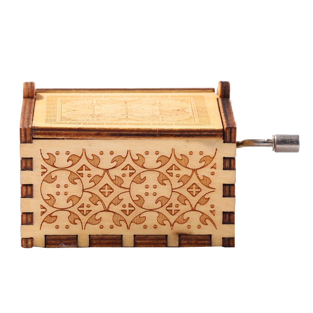 A Letter to My Daughter Hand-cranked Wooden Music Box Melody Musical Gifts