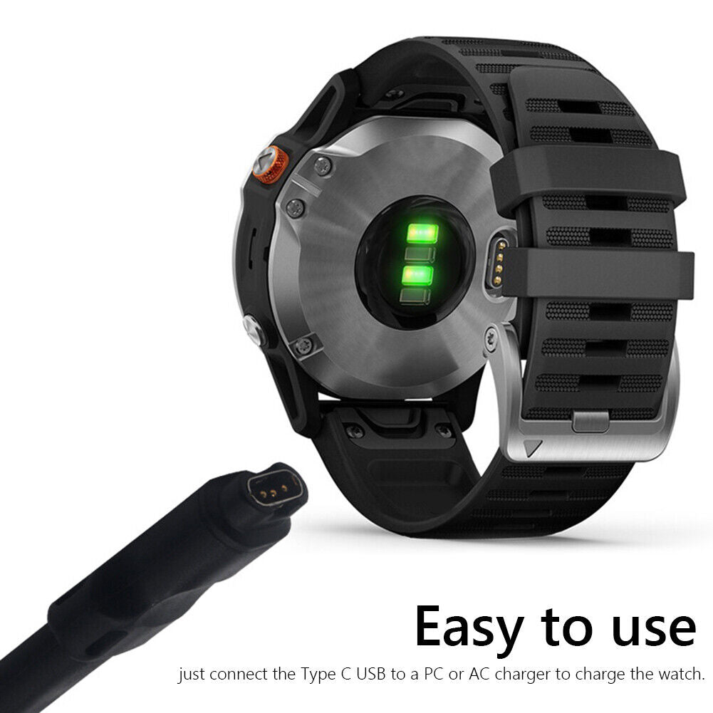 Watch Charger Adapter USB C to 4pin for Garmin Venu/2/2S/SQ/Lily Converter