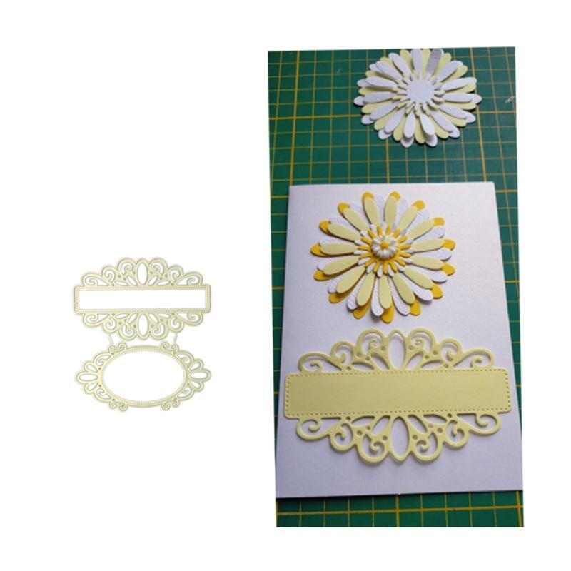 Lace Mirror Metal Cutting Dies Stencil Scrapbooking DIY Album Stamp Paper Card