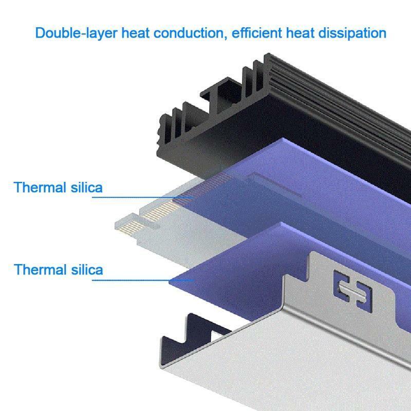 Super Strong Aluminum Cooling Heat Sink for SATA NVME M2 M.2 2230 SSD Radiator