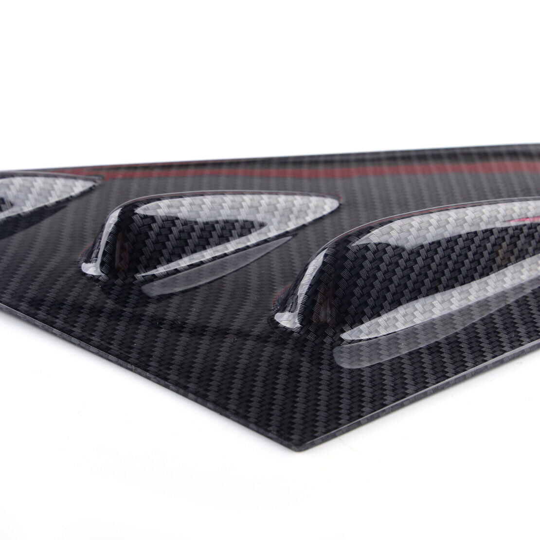 Carbon Fiber ABS Side Window Louvers Scoop Cover Vent Fit For Subaru WRX STI