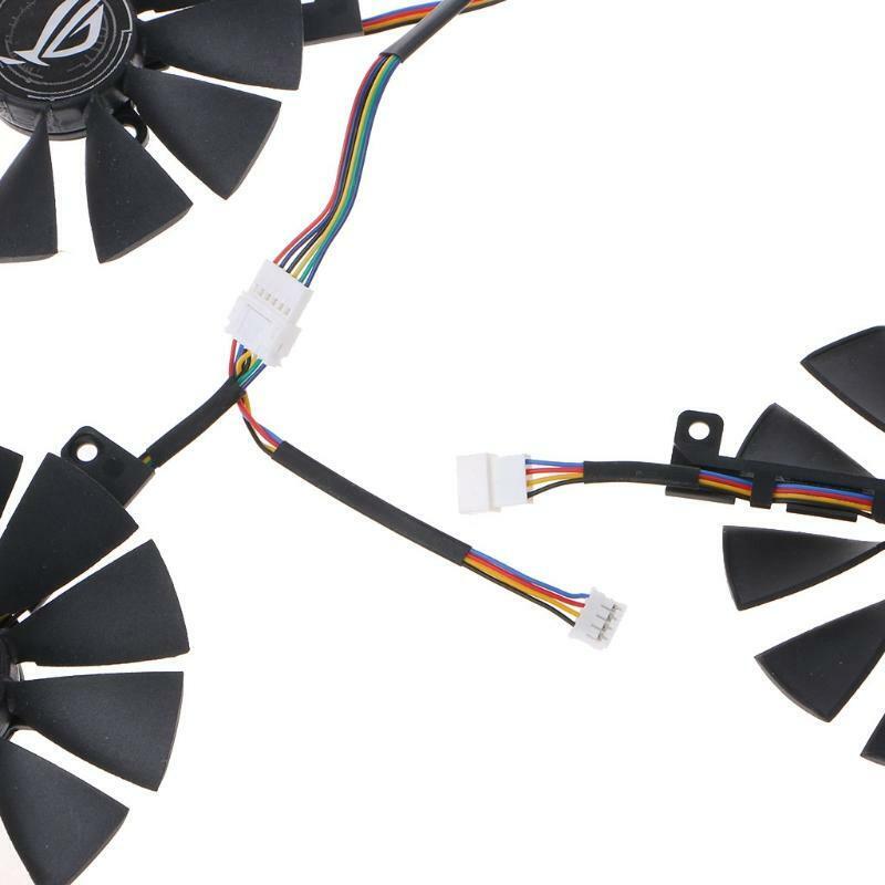 3Pcs 90MM T129215BU 7Pin Cooling Fan for GTX1080Ti R9 390X/390 12V 0.5A