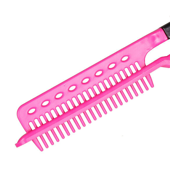 Fashion V Type Hair Straightener Comb DIY Salon Hairdressing Styling Tool