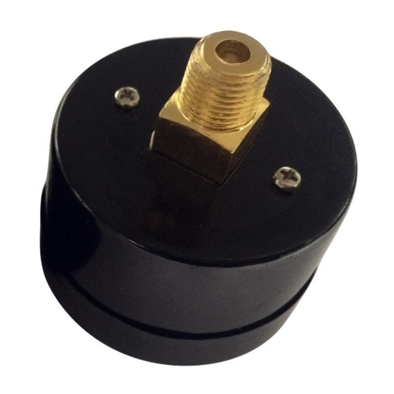 Round Dial 0-180PSI 0-12BAR Pressure Gauge Dual Scal Fluid Pressure Gauge 4.2CM