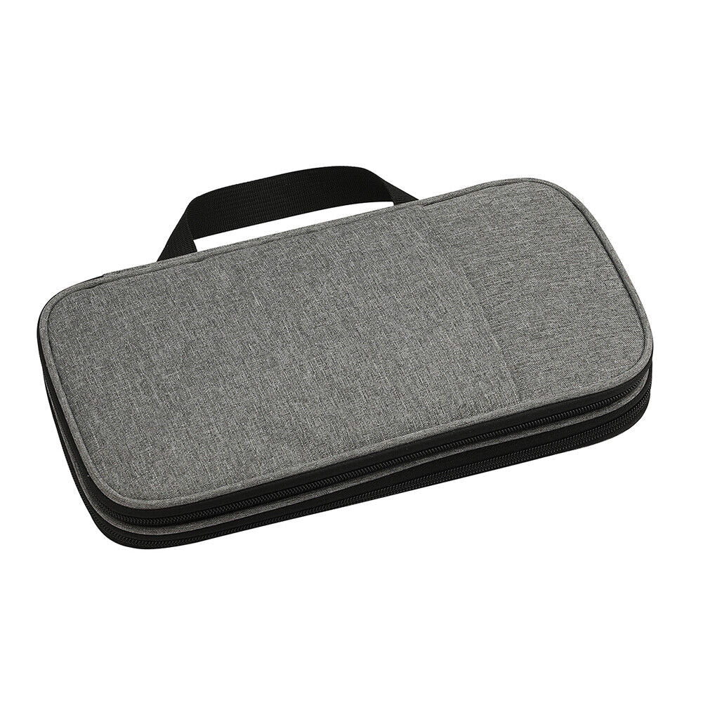 Yarns Crochet Sewing Tool Storage Bag DIY Knitting Needle Organizer (Grey)